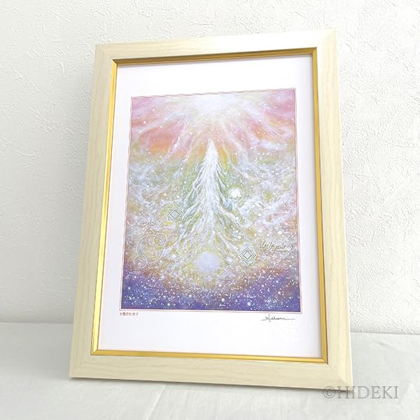 風水開運ヒーリング絵画＊惑星と夢色龍神～銀河鉄道～虹色白龍　夜空　SL 人間関係 Amazon.co.jp: 絵画 インテリア おしゃれ 壁掛け 龍神 龍